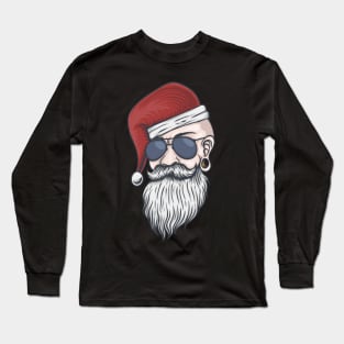 Santa Beard Long Sleeve T-Shirt